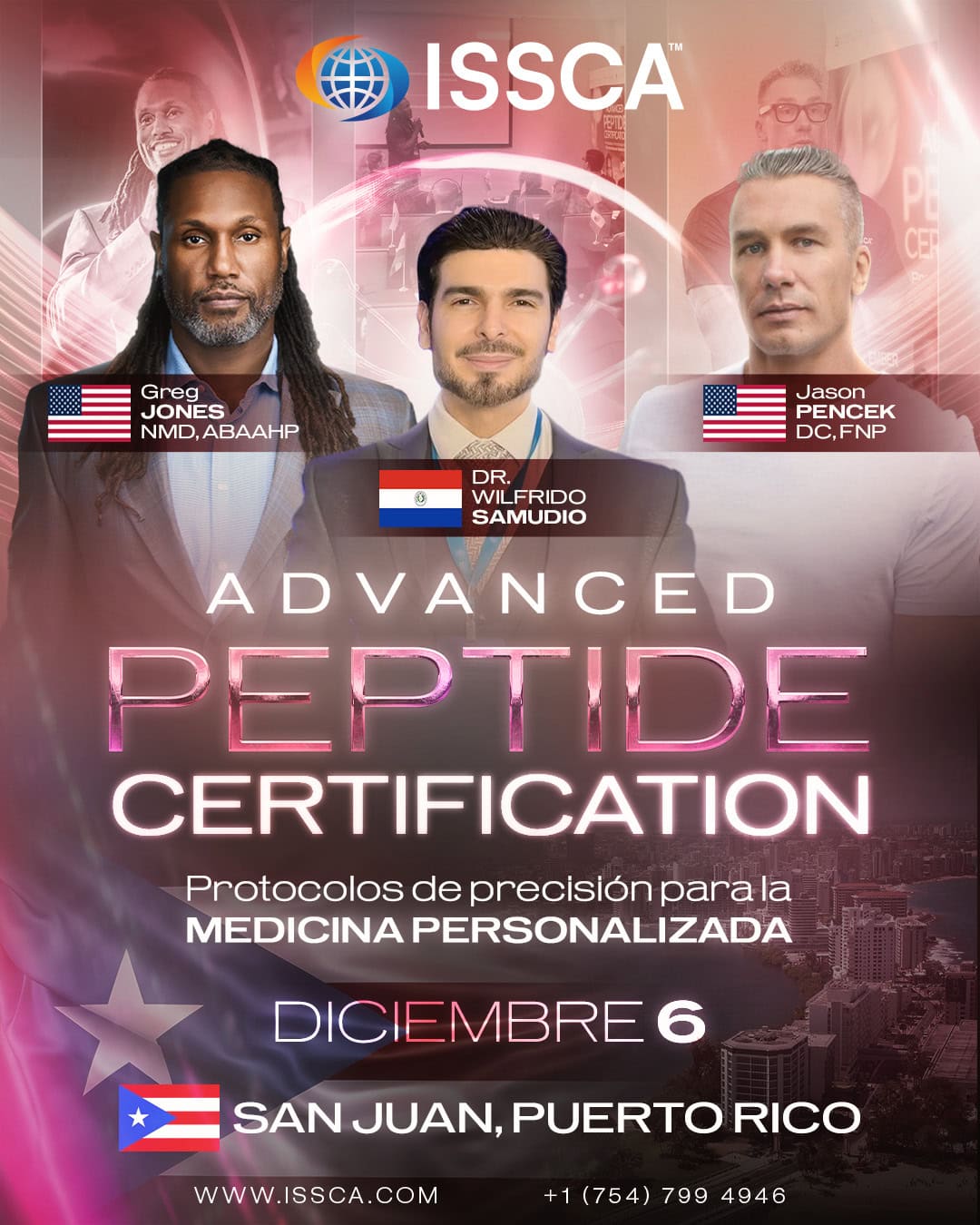 Advanced Peptide Certification | Puerto Rico 2025 – ISSCA | Stem Cell ...
